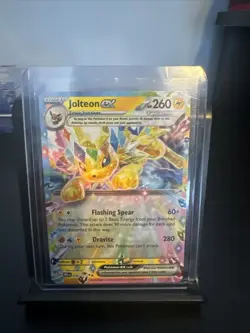 Pokemon TCG Jolteon EX Prismatic Evolutions Holo Double Rare Card 030/131 - Image 1