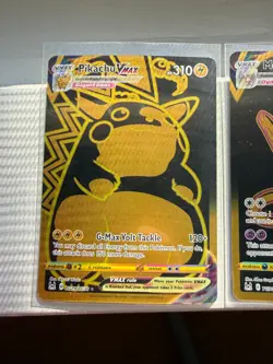 Pokemon TCG Set of x2 Cards Pikachu TG29 & Mew TG30 Gold Rare VMAX Lost Origin - Image 2