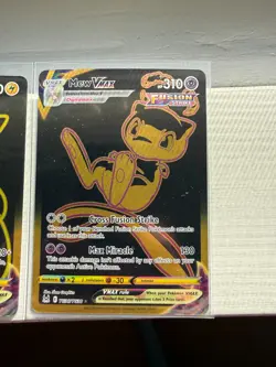Pokemon TCG Set of x2 Cards Pikachu TG29 & Mew TG30 Gold Rare VMAX Lost Origin - Image 3