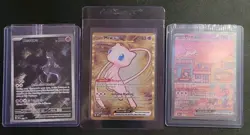Pokemon 151 Ultra-Premium Collection (UPC) Promo 3 Cards - Mew & Mewtwo - Sealed - Image 1