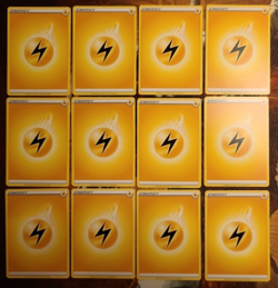 Lot of 12x Lightning Pokemon Basic Energy Cards! Common M/NM Great value, LOOK!! - Image 1