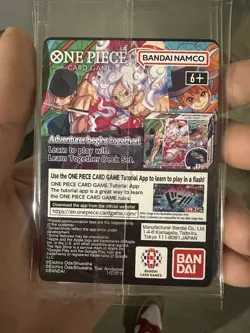 One Piece Monkey D Luffy US Voyage Promo Card Sealed - Image 2