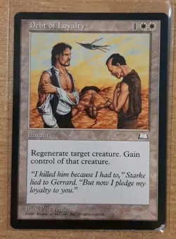 1997 MAGIC THE GATHERING WEATHERLIGHT DEBT OF LOYALTY TD25 - Image 1