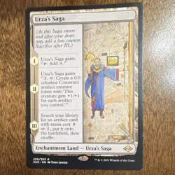 Magic: The Gathering Urza's Saga Rare Colorless Enchantment Land MH2 Titus Lunt… - Image 1