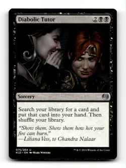 Diabolic Tutor Kaladesh #75 Magic the Gathering - Image 1