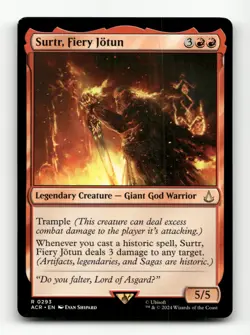 Surtr, Fiery Jotun Universes Beyond: Assassin's Creed #293 Magic the Gathering - Image 1