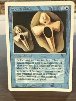Copy Artifact Revised Mtg: Magic the Gathering LP Never Played - Image 1