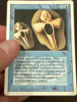 Copy Artifact Revised Mtg: Magic the Gathering LP Never Played - Image 2