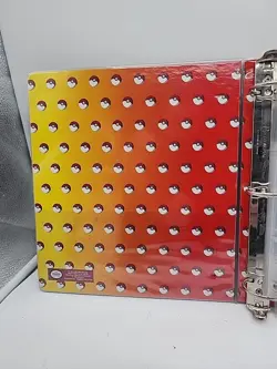 VINTAGE 1999 POKEMON Pikachu Ash Meowth Trading Card 3 Ring Binder Plymouth 4077 - Image 3