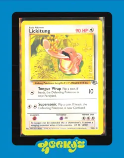 1999 Pokemon Jungle Lickitung #38/64 - Image 1