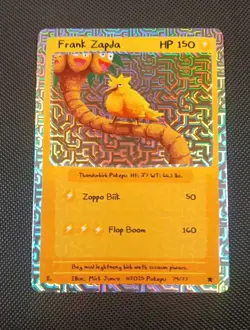 Pokepu Season 2 Holo Frank Zapda Zapdos Pokemon Fan Art Mick Junco - Image 1