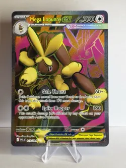 Pokemon TCG Mega Lopunny EX Me02 Phantasmal Flames 115/094 Holo Ultra Rare - Image 1