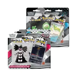 Pokemon Black Bolt & White Flare Tech Sticker Set 6 Packs Total- PRESALE - Image 1