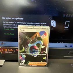 Pokemon TCG Penny Paldean Fates 239/091 IR trainer Near mint ships fast - Image 1