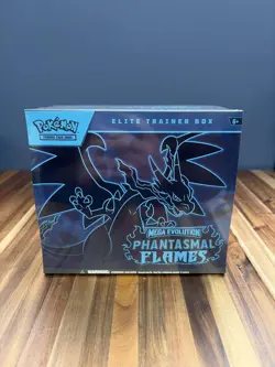 Pokemon TCG Mega Evolution Phantasmal Flames Elite Trainer Box Sealed - Image 1