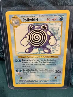 1999 POKEMON GAME 38 POLIWHIRL Mint Rare Base Set - Image 2