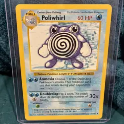 1999 POKEMON GAME 38 POLIWHIRL Mint Rare Base Set - Image 5