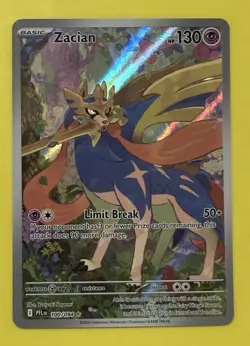 Pokemon ~ Zacian 100/094 ~ Me02: Phantasmal Flames ~ Illustration Rare - Image 1