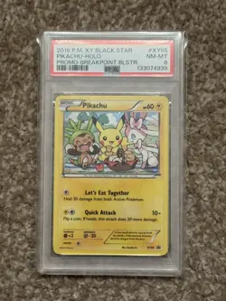 Pokemon XY Black Star Promo - Pikachu XY95 - PSA 8 - Image 1