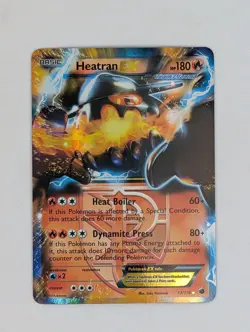 Pokemon Heatran EX Plasma Freeze 13/116 Full Art Holo EN 2013 - Image 1
