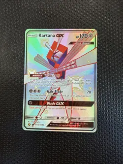 Pokemon TCG Hidden Fates - Kartana GX Full Art Shiny - SV73/SV94 NM - Image 1