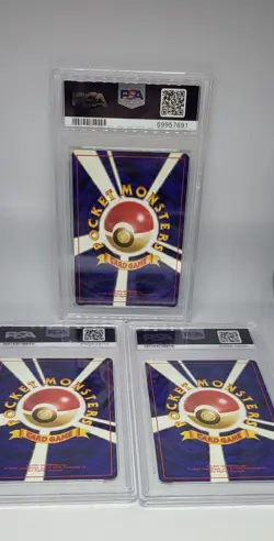 POKEMON Japanese Neo Premium File MEGANIUM BAYLEEF CHIKORITA Set PSA 10 Gem Mint - Image 5