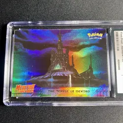 CGC 8 Pokemon Topps Mewtwo Strikes Back: The Temple of Mewtwo #18 RAINBOW FOIL - Image 1