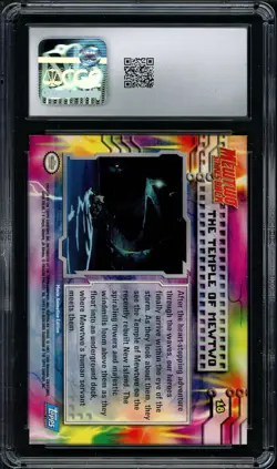 CGC 8 Pokemon Topps Mewtwo Strikes Back: The Temple of Mewtwo #18 RAINBOW FOIL - Image 3