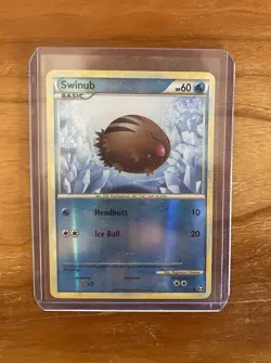 Pokemon TCG Swinub Triumphant 79/102 Reverse Holo Common NM - Image 1