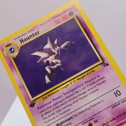 Pokemon TCG - Haunter 21/62 Fossil Rare 1st Edition WOTC 1999 - EXC/NM - Image 1