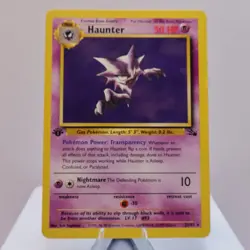 Pokemon TCG - Haunter 21/62 Fossil Rare 1st Edition WOTC 1999 - EXC/NM - Image 2
