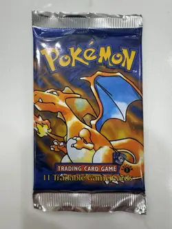 1999 Pokemon Base Set 1st Edition Shadowless Booster Pack Wotc Charizard Art - Image 1