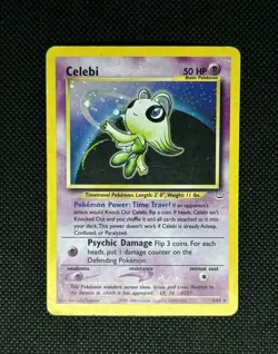 2000 Celebi HP+ Holo Rare Neo Revelation 3/64 Pokemon Vintage Grail - Image 1