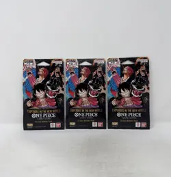 One Piece OP-09 Emperors In The New World 12-Card Sleeved Booster Pack Lot of 3 - Image 1