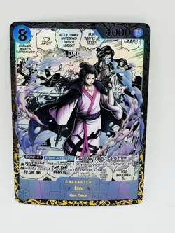 Goddess Story One Piece Izo Manga DIY Doujin Kawaii Art Holo Card - Image 1