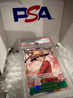 Monkey D. Luffy OP13-118 PSA 10 2025 One Piece Carrying on His Will SEC Alt Art - Image 4