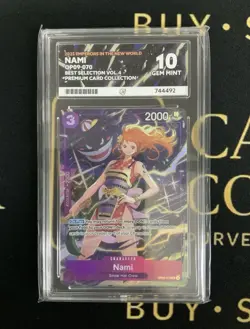 One Piece OP09-070 Nami Gengar Premium Card Col Vol 4 ACE 10 Perfect Subs POP 1 - Image 1