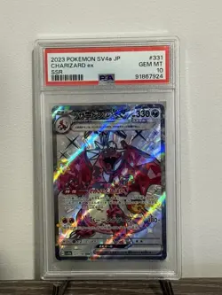 PSA 10 Charizard ex SSR 331/190 sv4a Shiny Treasure 2023 Pokemon Card Japanese - Image 1