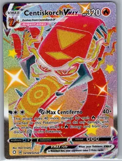 Centiskorch VMAX SV109/SV122 Shining Fates: Shiny Vault - Pokemon Card - NM - Image 1