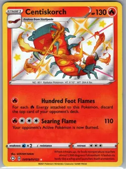 Centiskorch SV019/SV122 Shining Fates: Shiny Vault - Pokemon Card - NM - Image 1