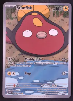 Stunfisk 118/086 - Pokemon White Flare Illustration rare Card - Image 1