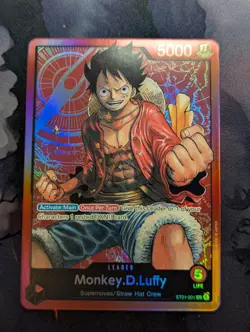 Monkey.D.Luffy ST01-001 L Starter Deck 01 One Piece TCG Card - Image 1