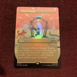 Fabled Passage Secret Lair Magic The Gathering Foil NM+ Unplayed MTG Card - Image 1