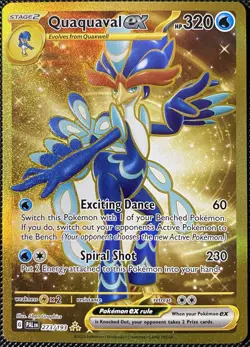 Quaquaval ex 273/193 Sv02: Paldea Evolved Holo - Pokemon Card - Image 1