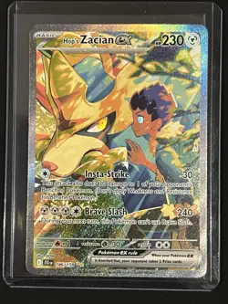 Pokemon Hop's Zacian ex 186/159 Holo EX JTG English - Image 2