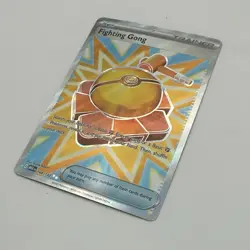Fighting Gong 168/132 NM Me01: Mega Evolution Holo Full Art Pokemon - Image 2