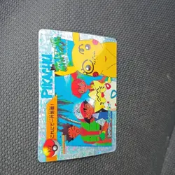 Pikachu Togepi Pocket monsters Anime collection Pokemon card BANDAI Holo Vintage - Image 3