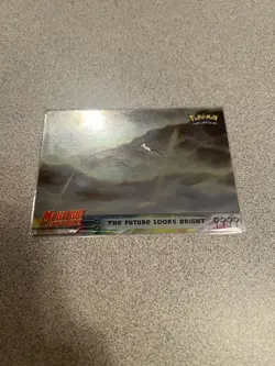 TOPPS POKEMON- #41 THE FUTURE LOOKS BRIGHT HOLO FOIL MEWTWO STRIKES BACK-LP/NM - Image 2