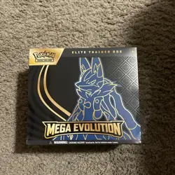 Pokemon TCG Mega Evolution Lucario Elite Trainer Box (ETB) | Factory Sealed New - Image 1
