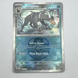 Pokemon Houndoom 063/131 Sv: Prismatic Evolutions Master Ball Pattern Holo - Image 1